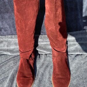 Jessica Simpson Brown Over the Knee Boots